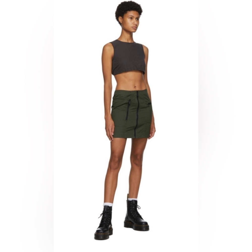 EUC MCQ Alexander McQueen- Green Military Pocket Skirt. Size S
